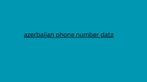 azerbaijan phone number data 