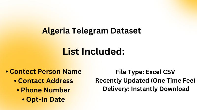 Algeria Telegram Dataset