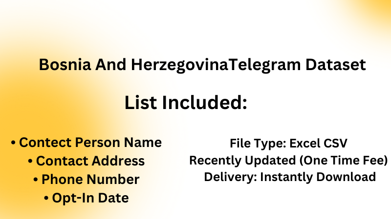 Bosnia And Herzegovina Telegram Dataset