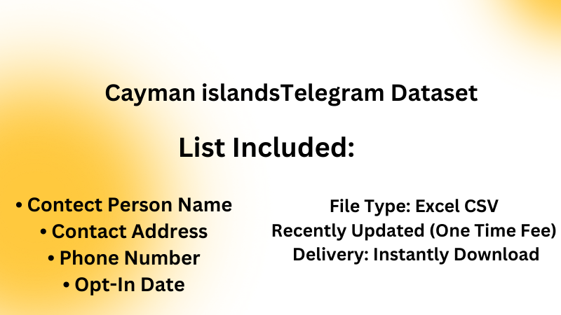 Cayman islands Telegram Dataset