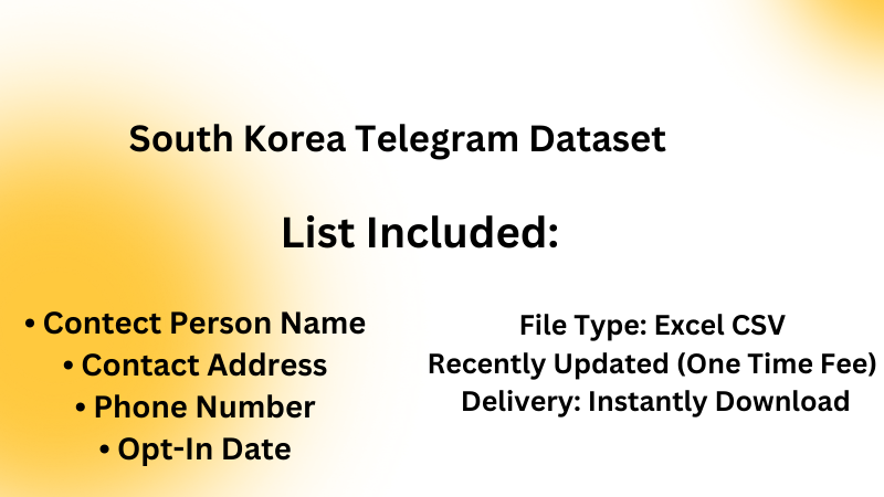 South Korea Telegram Dataset